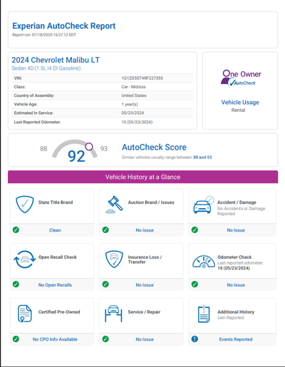 2024 Chevrolet Malibu 1LT