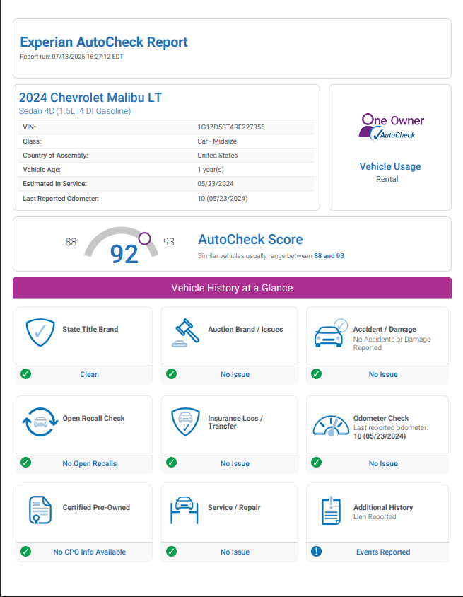 2024 Chevrolet Malibu 1LT