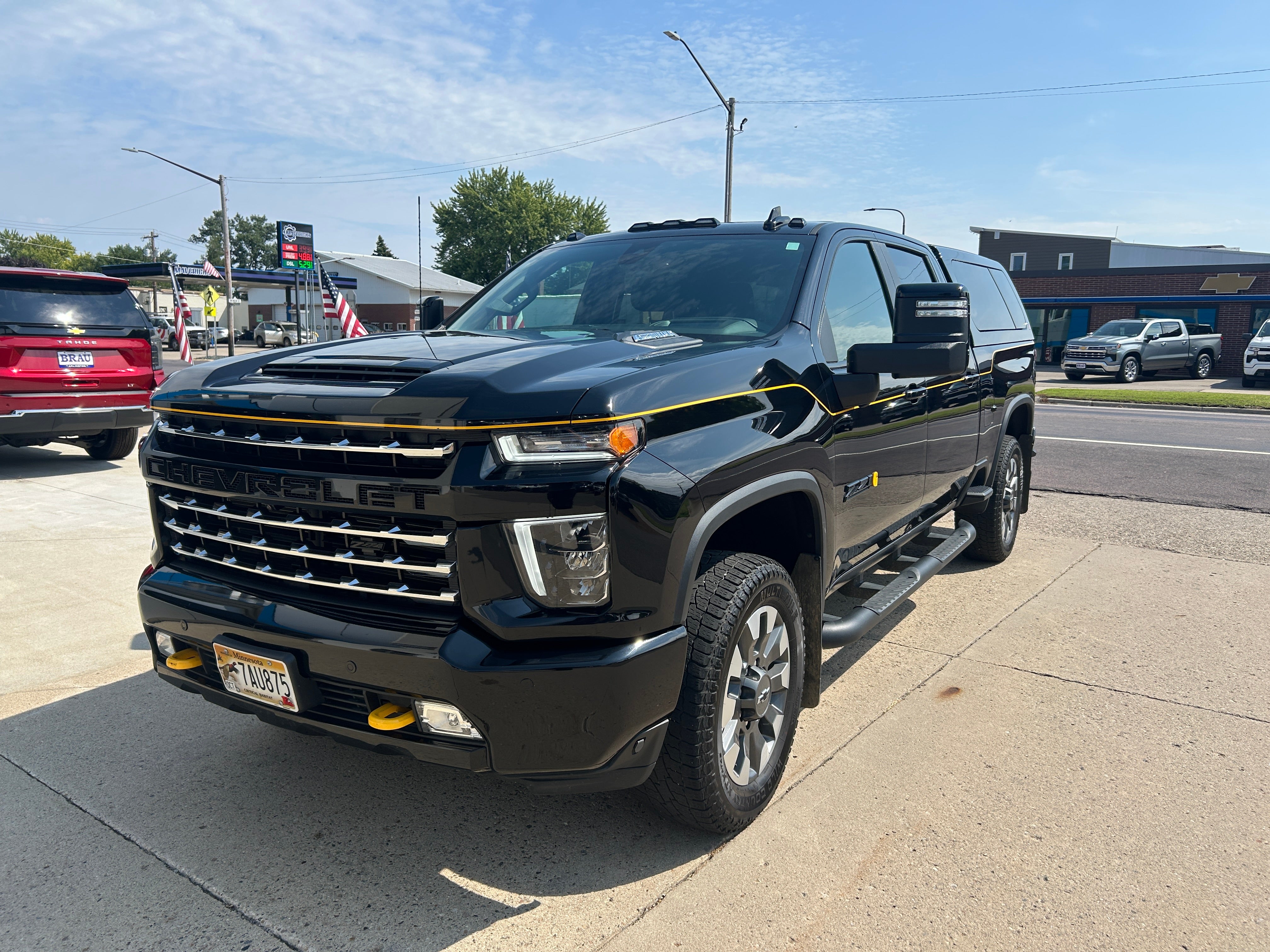 Used 2021 Chevrolet Silverado 2500HD LTZ with VIN 1GC4YPEY7MF109379 for sale in Arlington, Minnesota