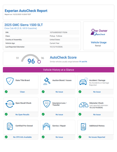 2025 GMC Sierra 1500 SLT