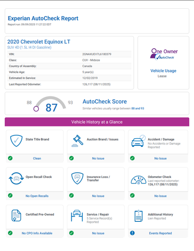 2020 Chevrolet Equinox LT