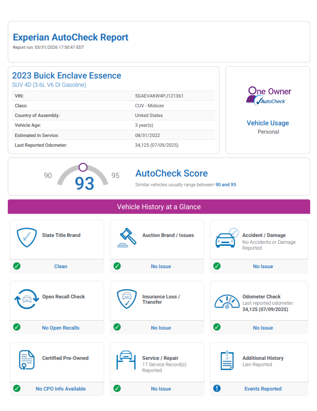 2023 Buick Enclave Essence