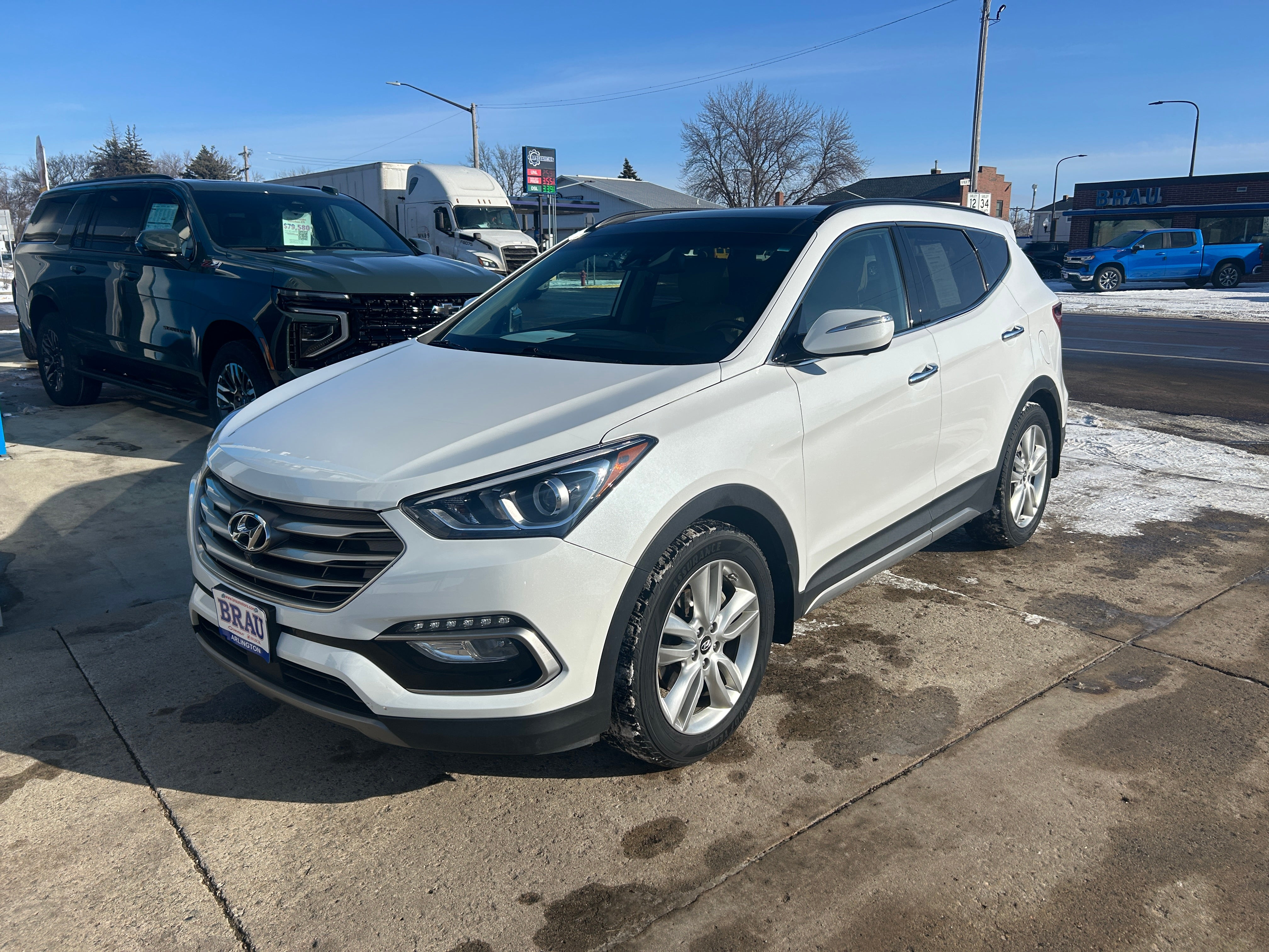 Used 2017 Hyundai Santa Fe Sport 2.0T with VIN 5XYZWDLA2HG489976 for sale in Arlington, Minnesota