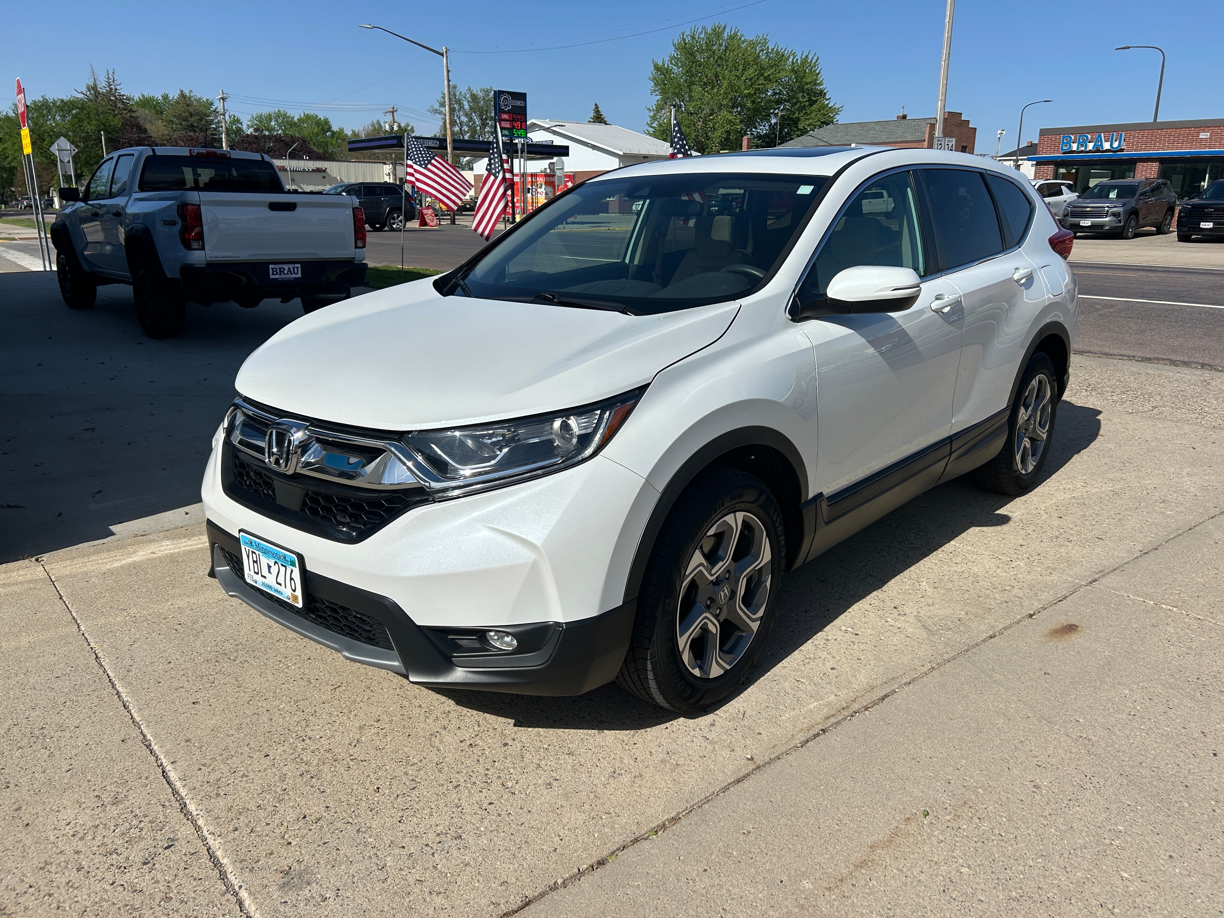 Used 2019 Honda CR-V EX with VIN 7FARW2H59KE064242 for sale in Arlington, Minnesota