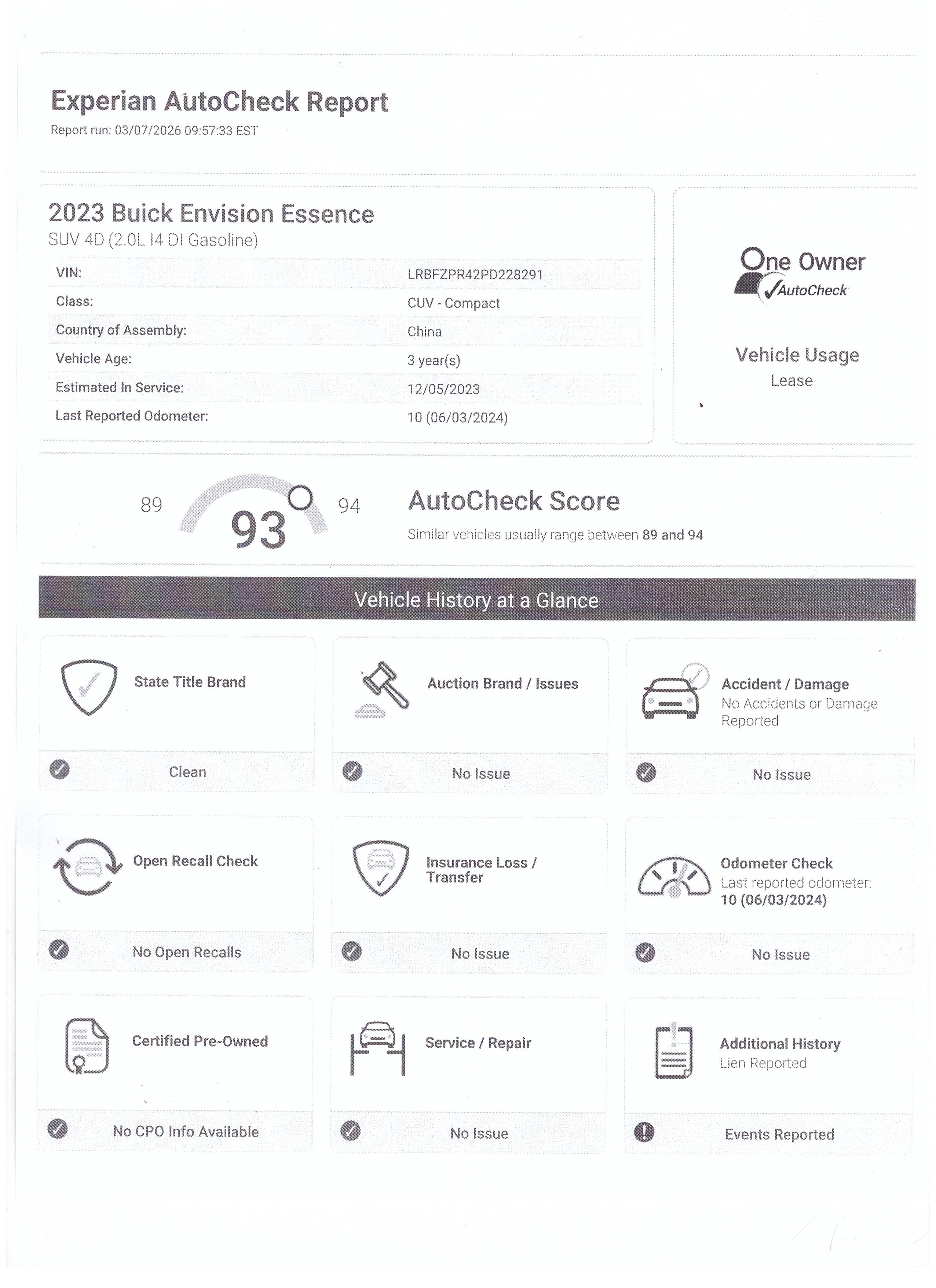 2023 Buick Envision Essence