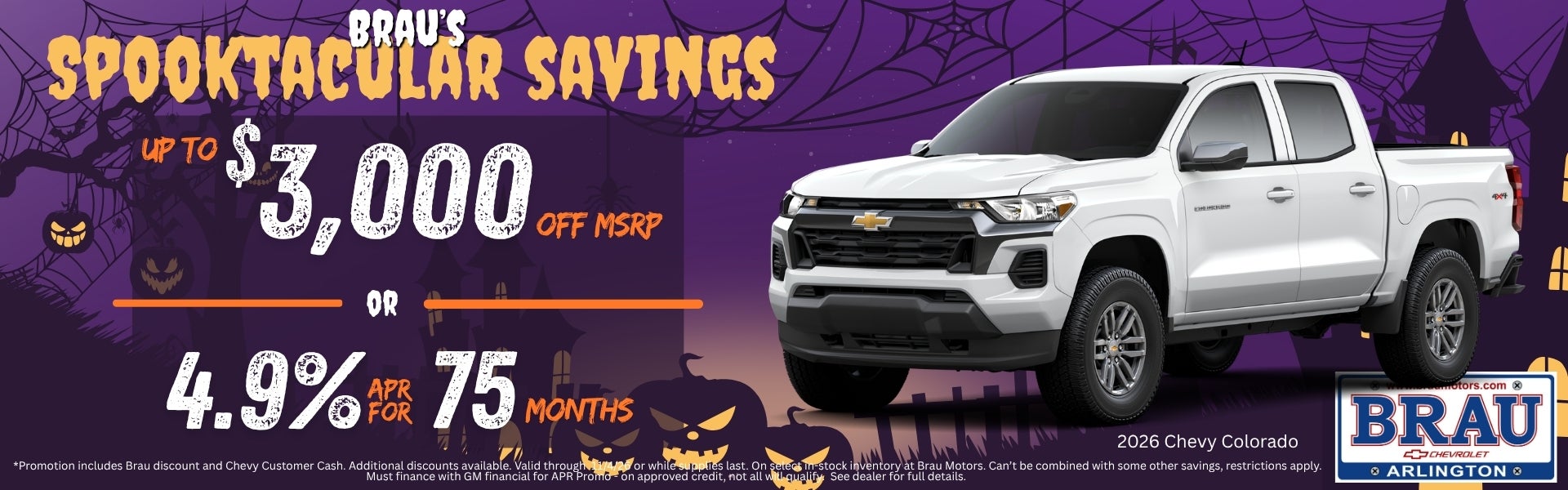 2026 Chevy Colorado truck for sale at Brau Motors Arlington