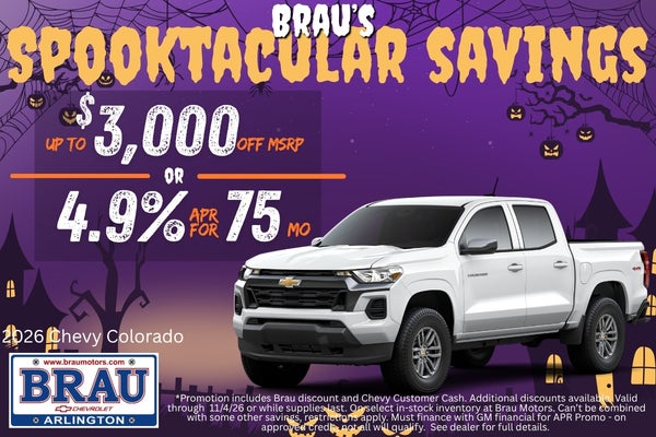 2026 Chevy Colorado truck for sale at Brau Motors Arlington